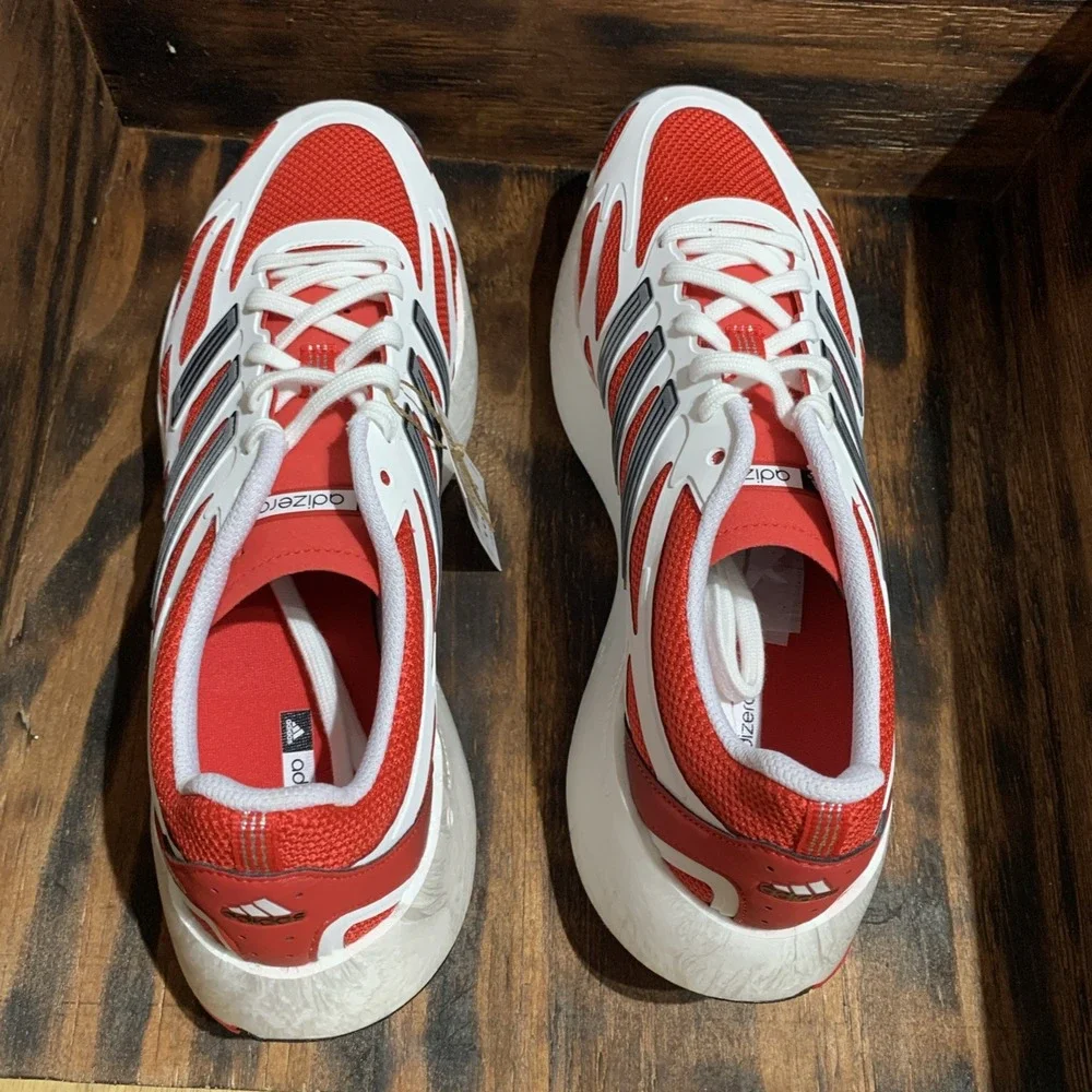 adidas Adizero Aruku Running Shoes Mens 10 White Pure‎ Ruby JI0308